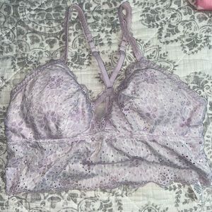 Aerie Lace Bralette / Lilac / Size Small